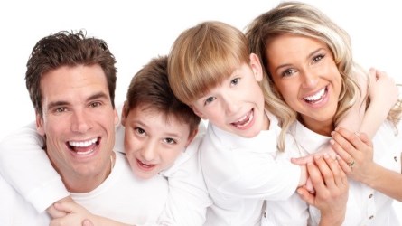 happy family beautiful smiles kendall family dental 445x250